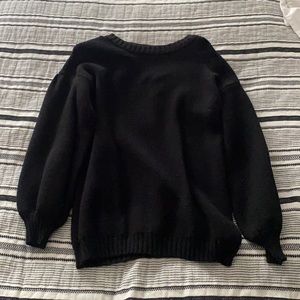 Pink Lily black sweater